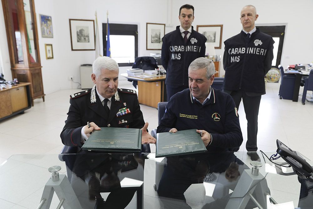 Protezione Civile: firmato programma operativo Dipartimento e i Carabinieri per la Tutela della Salute