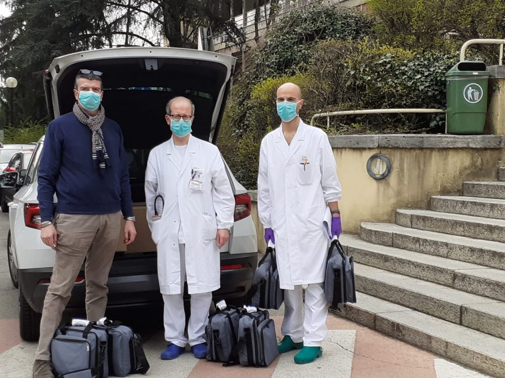 Coronavirus, 25 ventilatori dal Lions Club Busto Arsizio Bramantesco