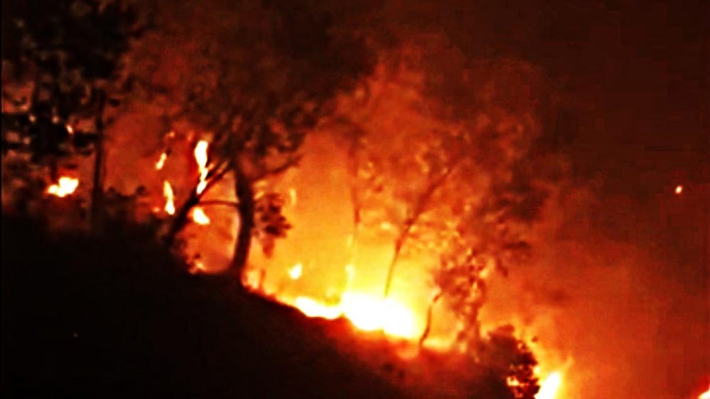 Verbano-Cusio-Ossola: incendio boschivo sul Mottarone