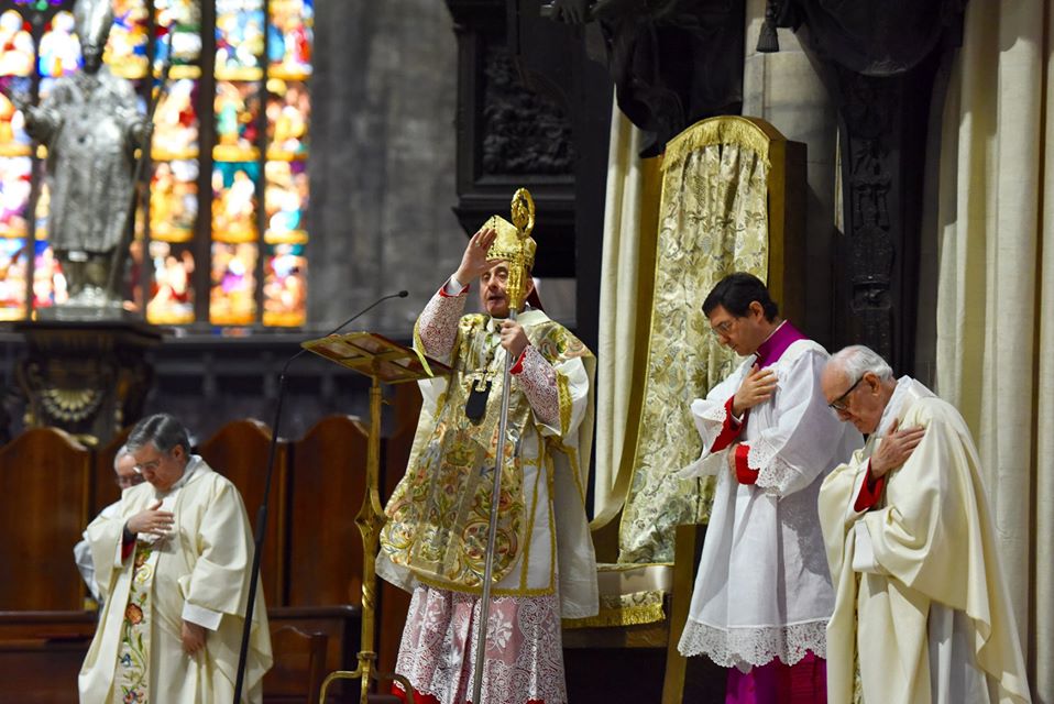Milano: Pontificale di Pasqua celebrato dall'Arcivescovo